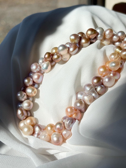 Dawn Serenade - Baroque Pearl Harmony Necklace