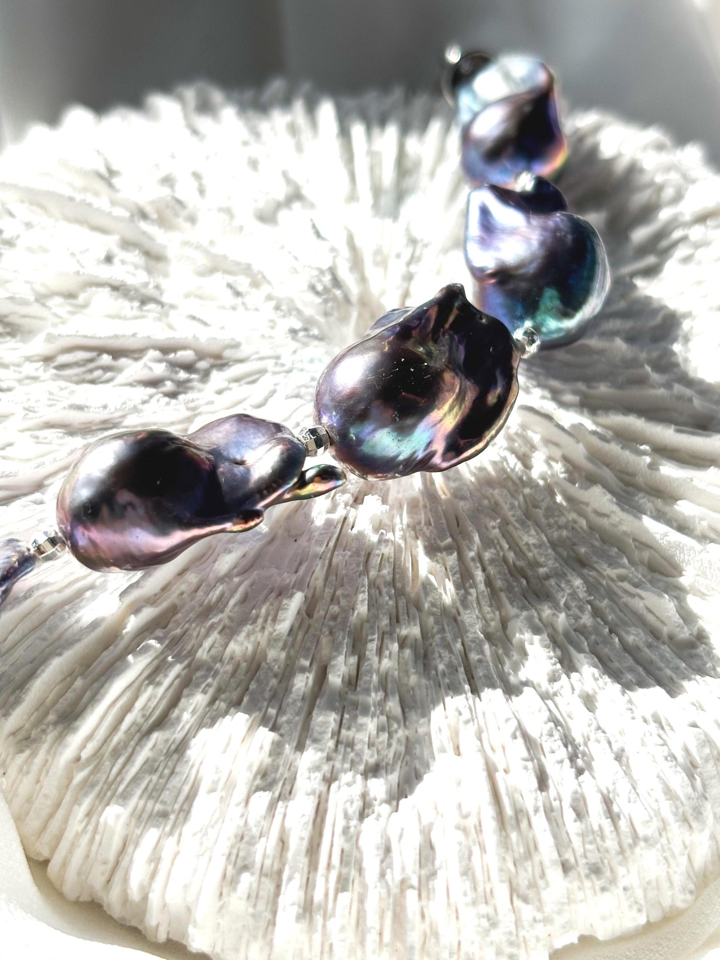 Ocean's Embrace - Fish-Tail Baroque Pearl Bracelet