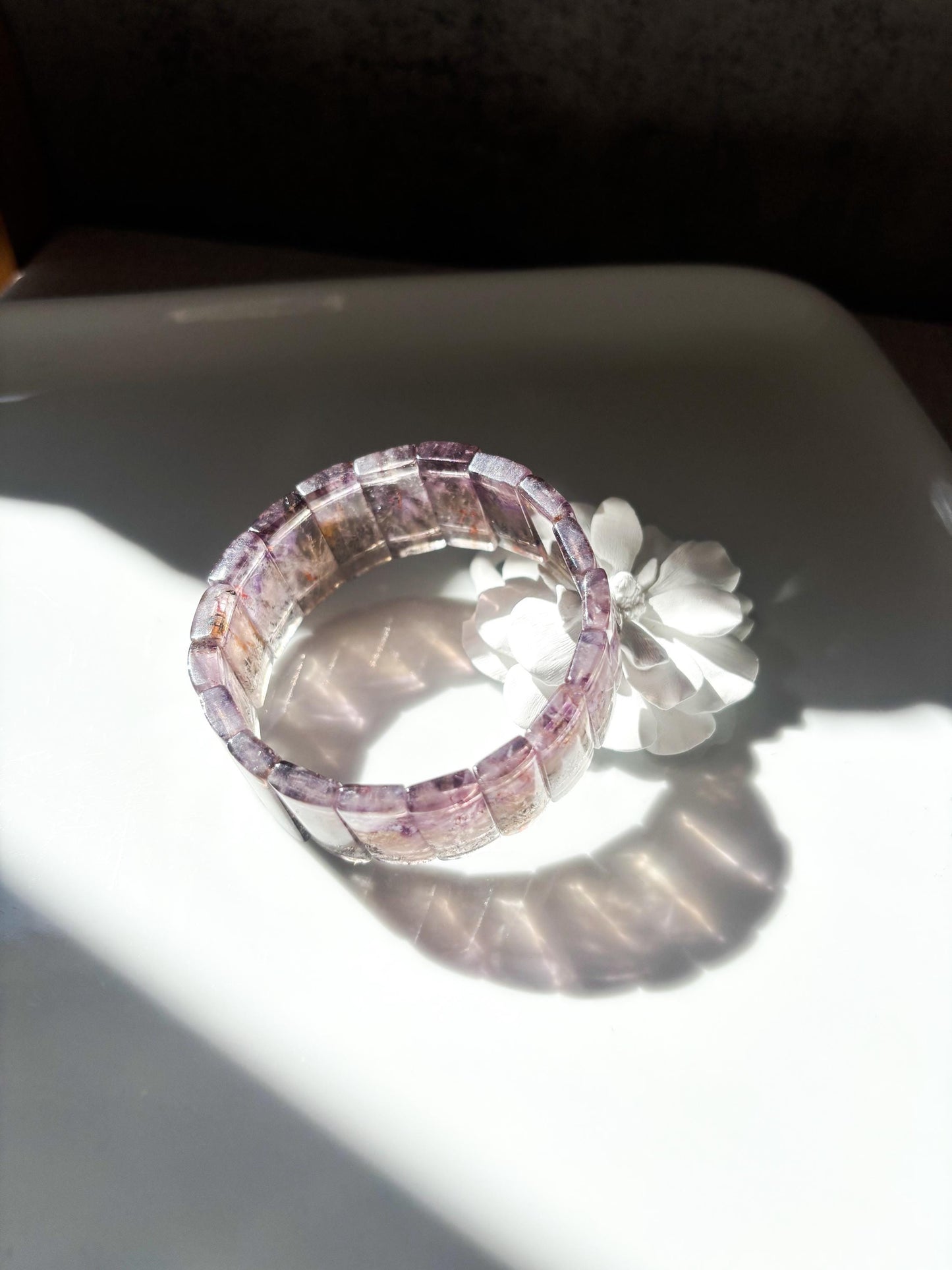 Starlight Wisdom – Auralite-23 Wide Bracelet