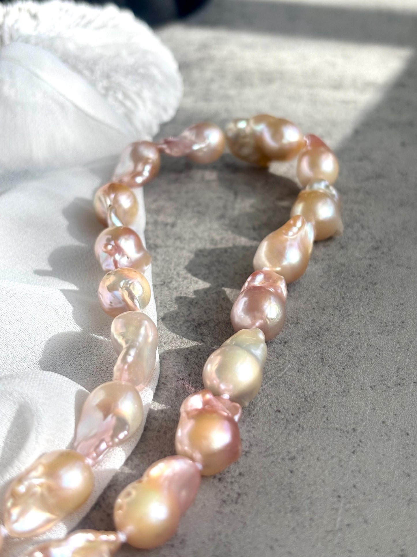 Persian Buttercup – Baroque Pearl Necklace