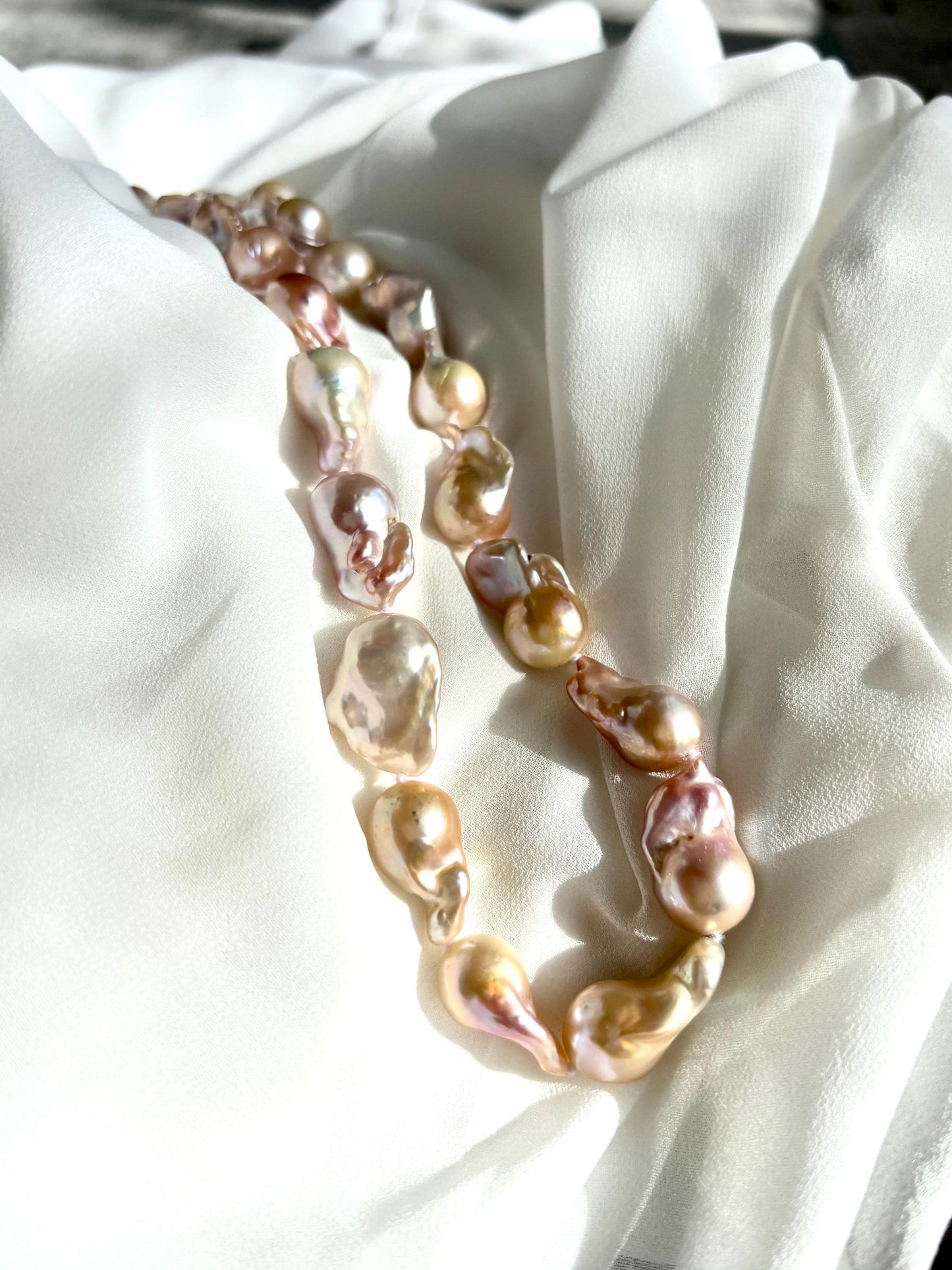Persian Buttercup – Baroque Pearl Necklace