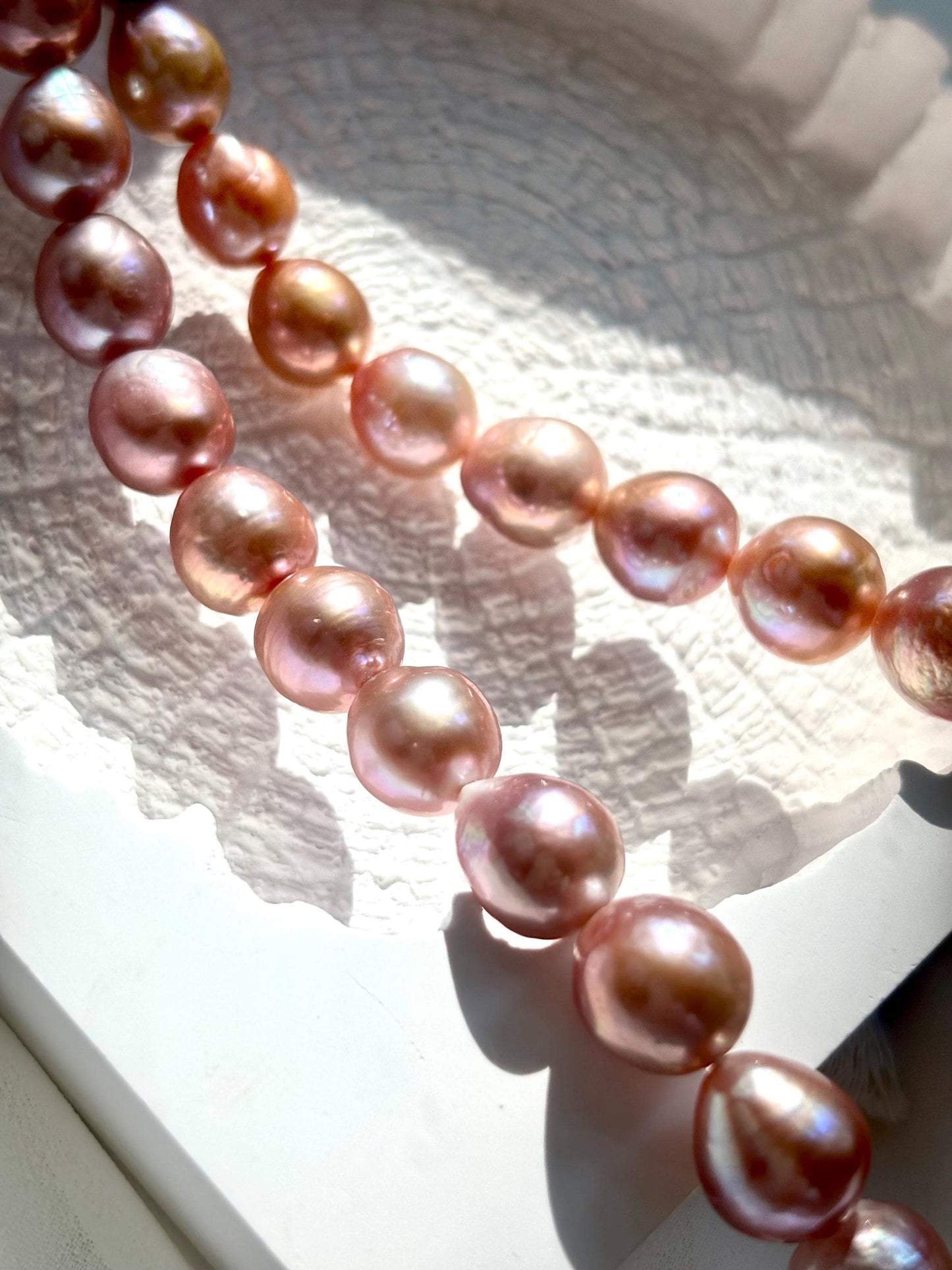 Rose Twilight – Baroque Pearl Necklace