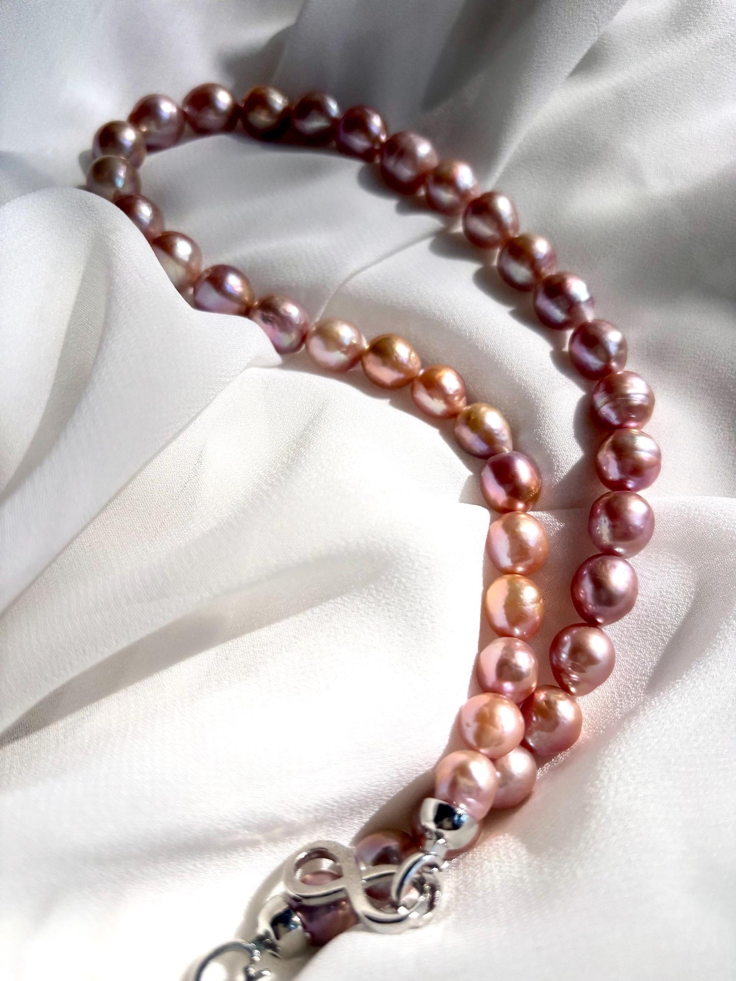 Rose Twilight – Baroque Pearl Necklace