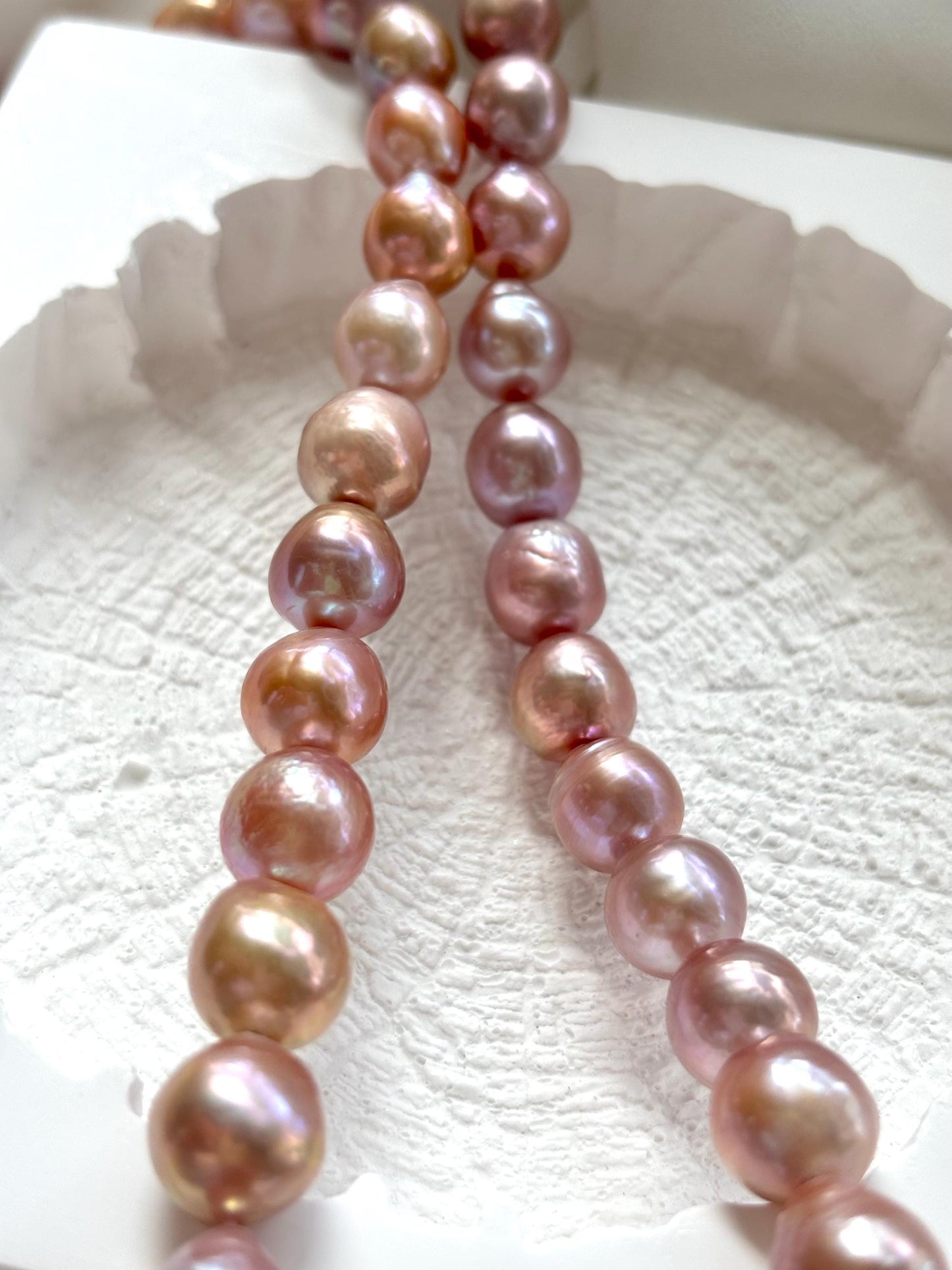 Rose Twilight – Baroque Pearl Necklace