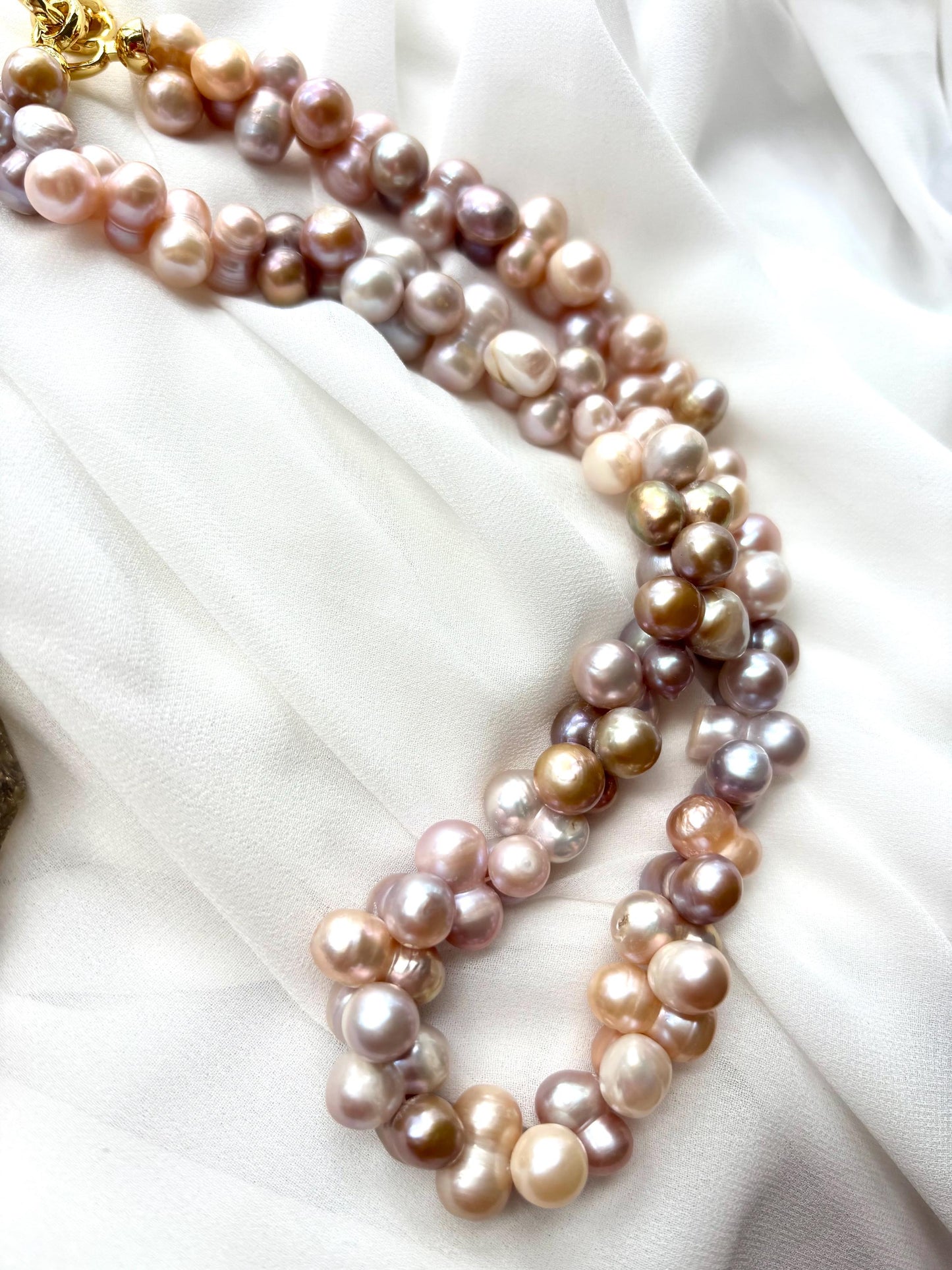 Dawn Serenade - Baroque Pearl Harmony Necklace