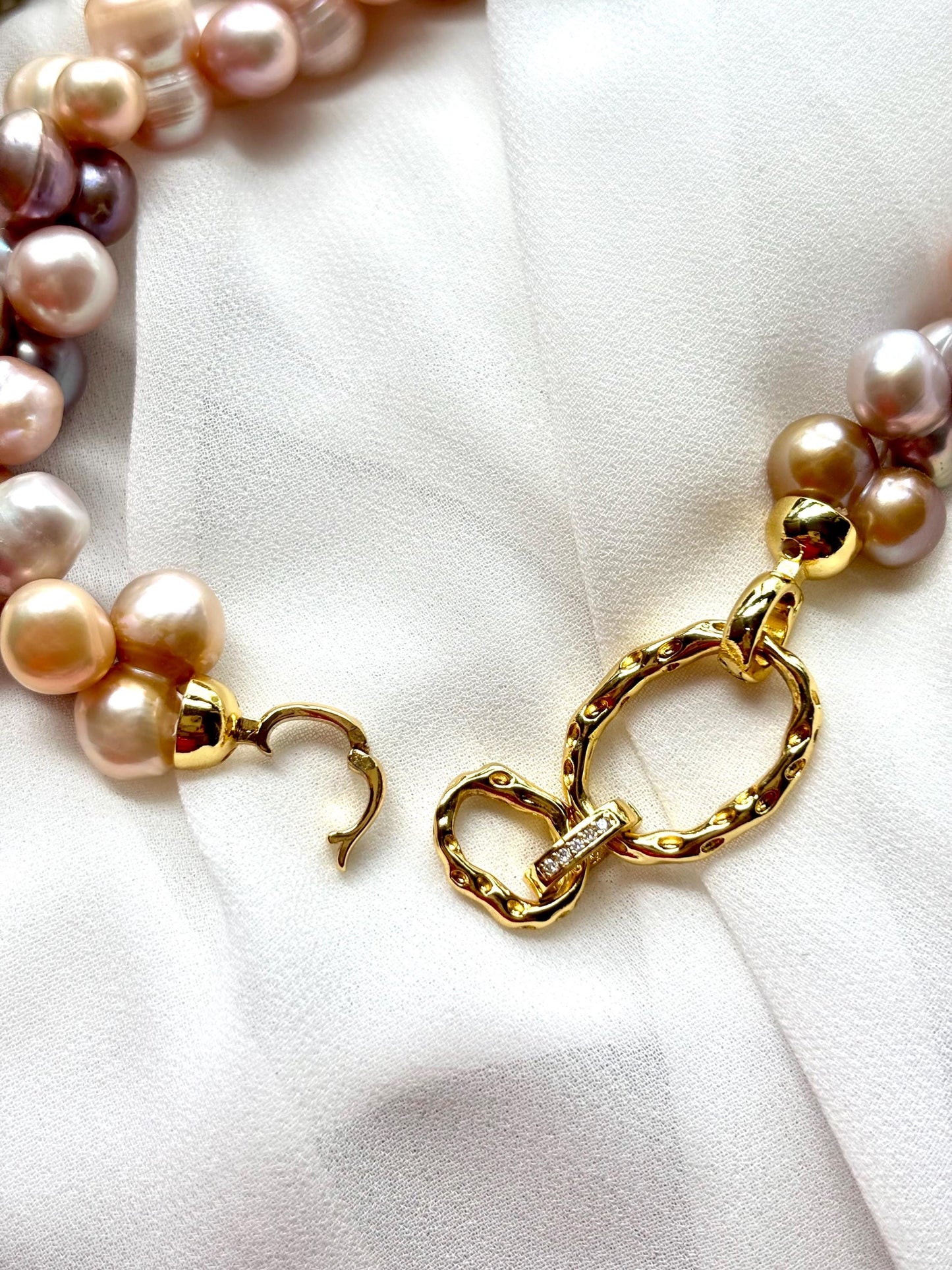 Dawn Serenade - Baroque Pearl Harmony Necklace