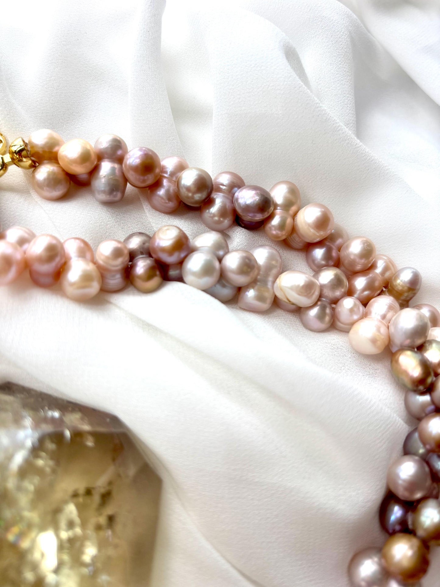 Dawn Serenade - Baroque Pearl Harmony Necklace