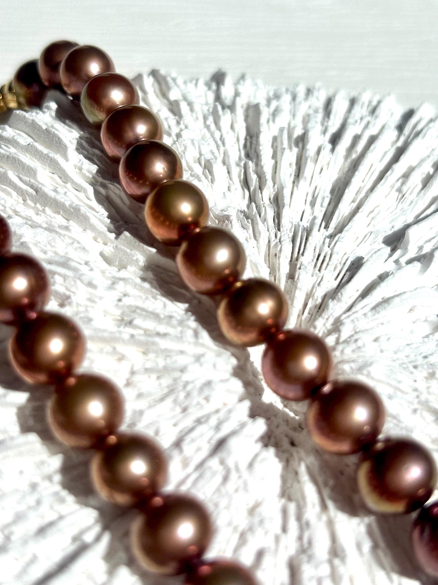 Caramel Moonlight Reverie - A Whisper of Freshwater Pearls