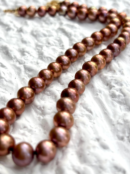 Caramel Moonlight Reverie - A Whisper of Freshwater Pearls