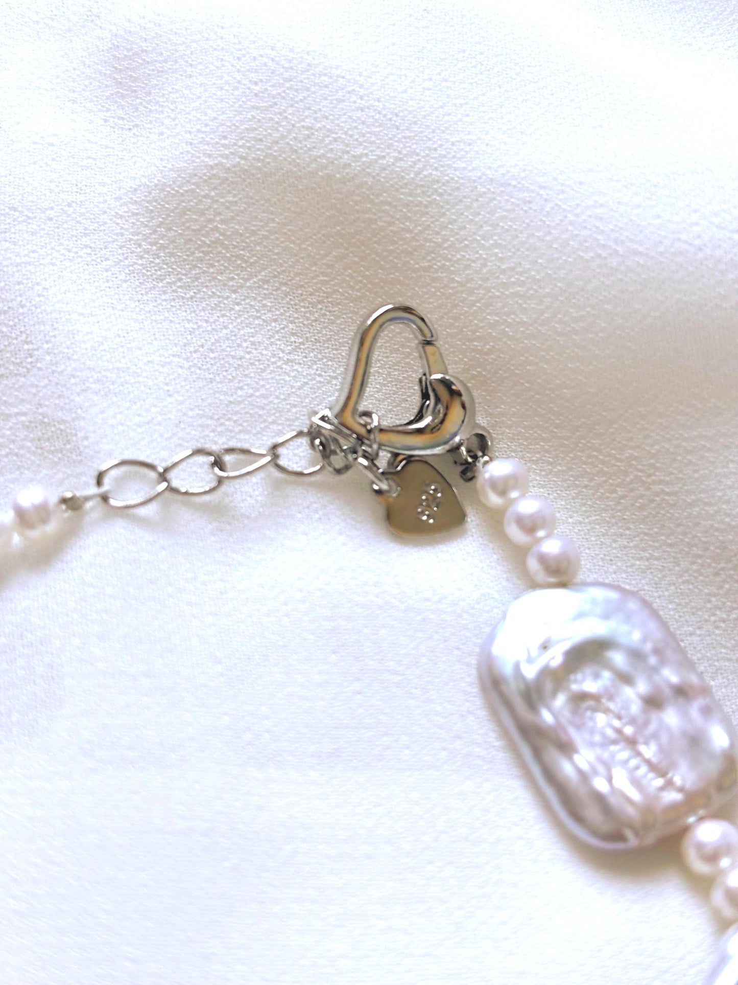 Ivory Pulse - Baroque Pearl Statement Necklace