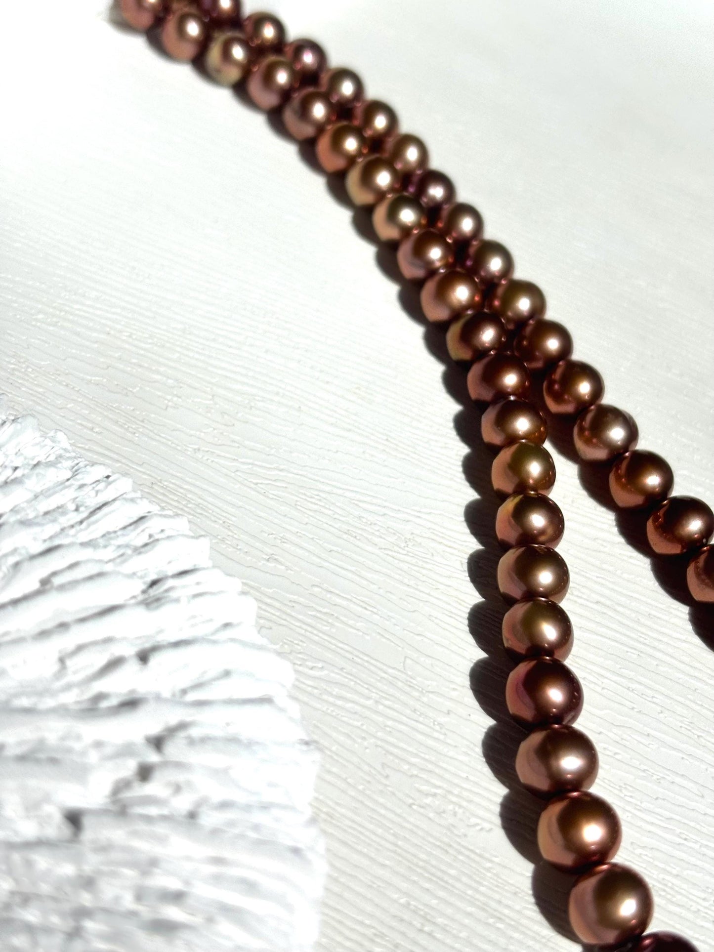 Caramel Moonlight Reverie - A Whisper of Freshwater Pearls