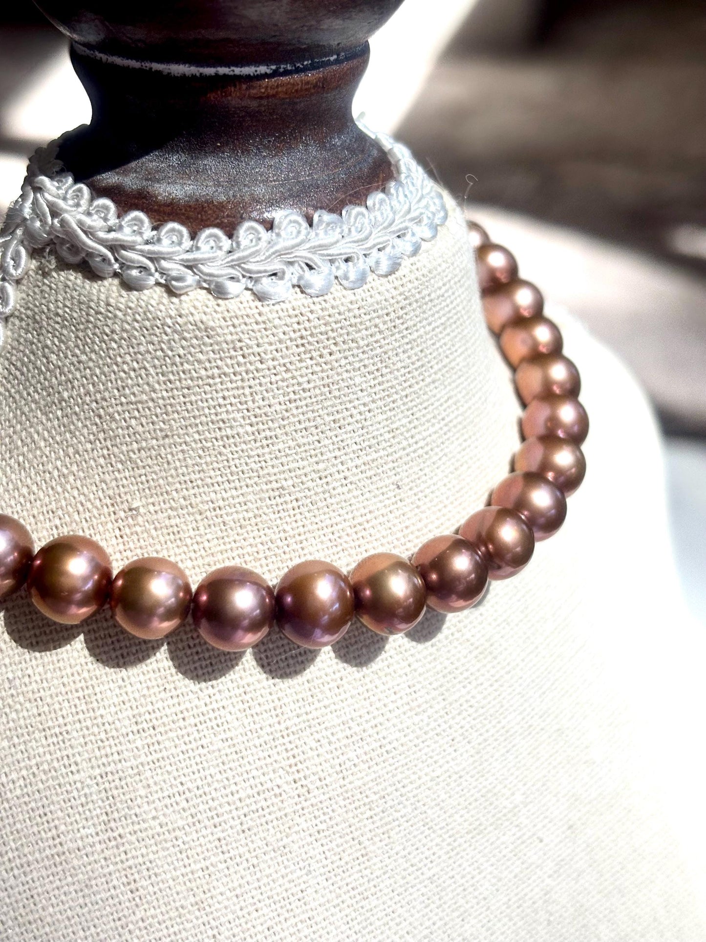 Caramel Moonlight Reverie - A Whisper of Freshwater Pearls
