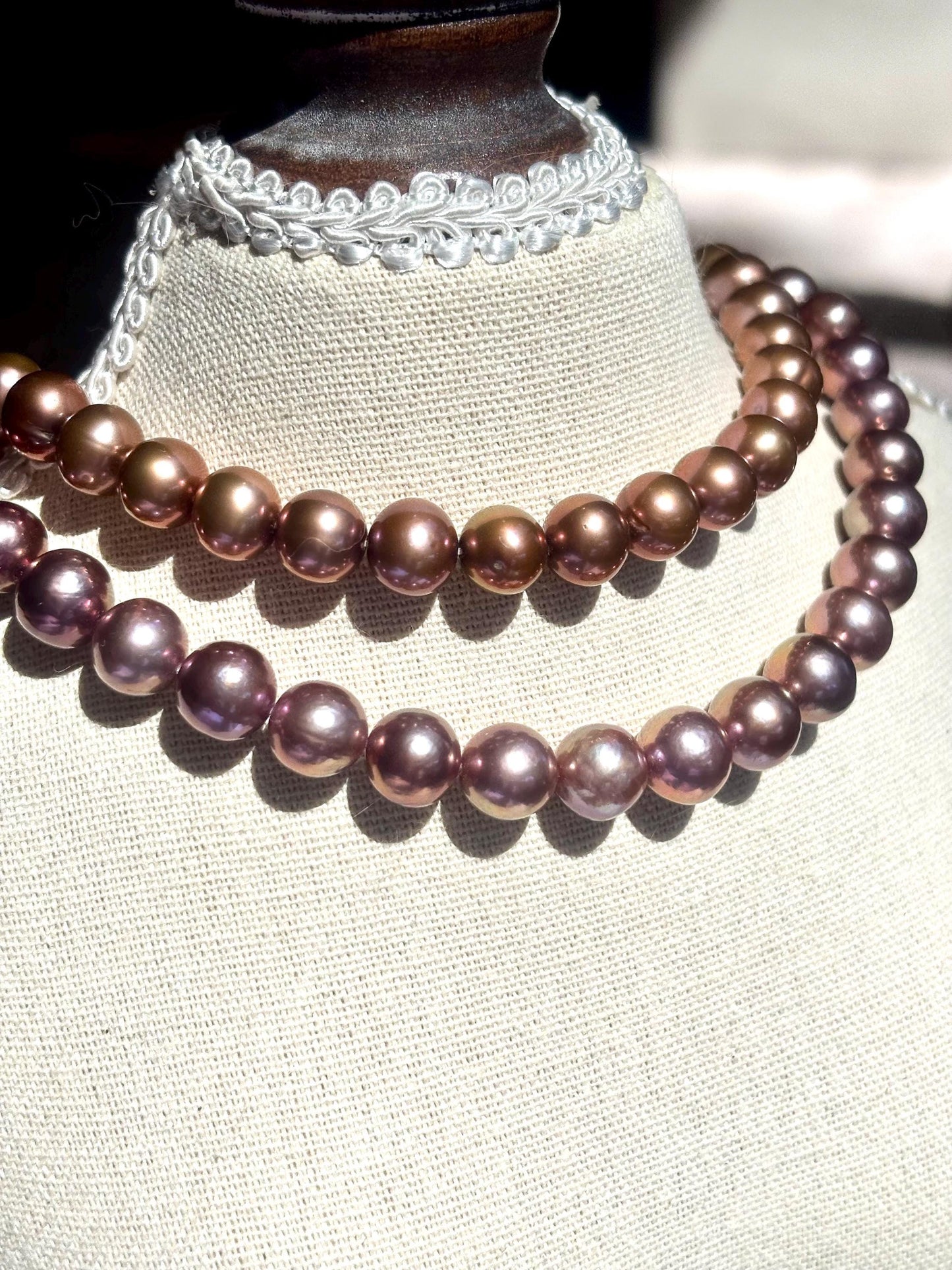 Caramel Moonlight Reverie - A Whisper of Freshwater Pearls