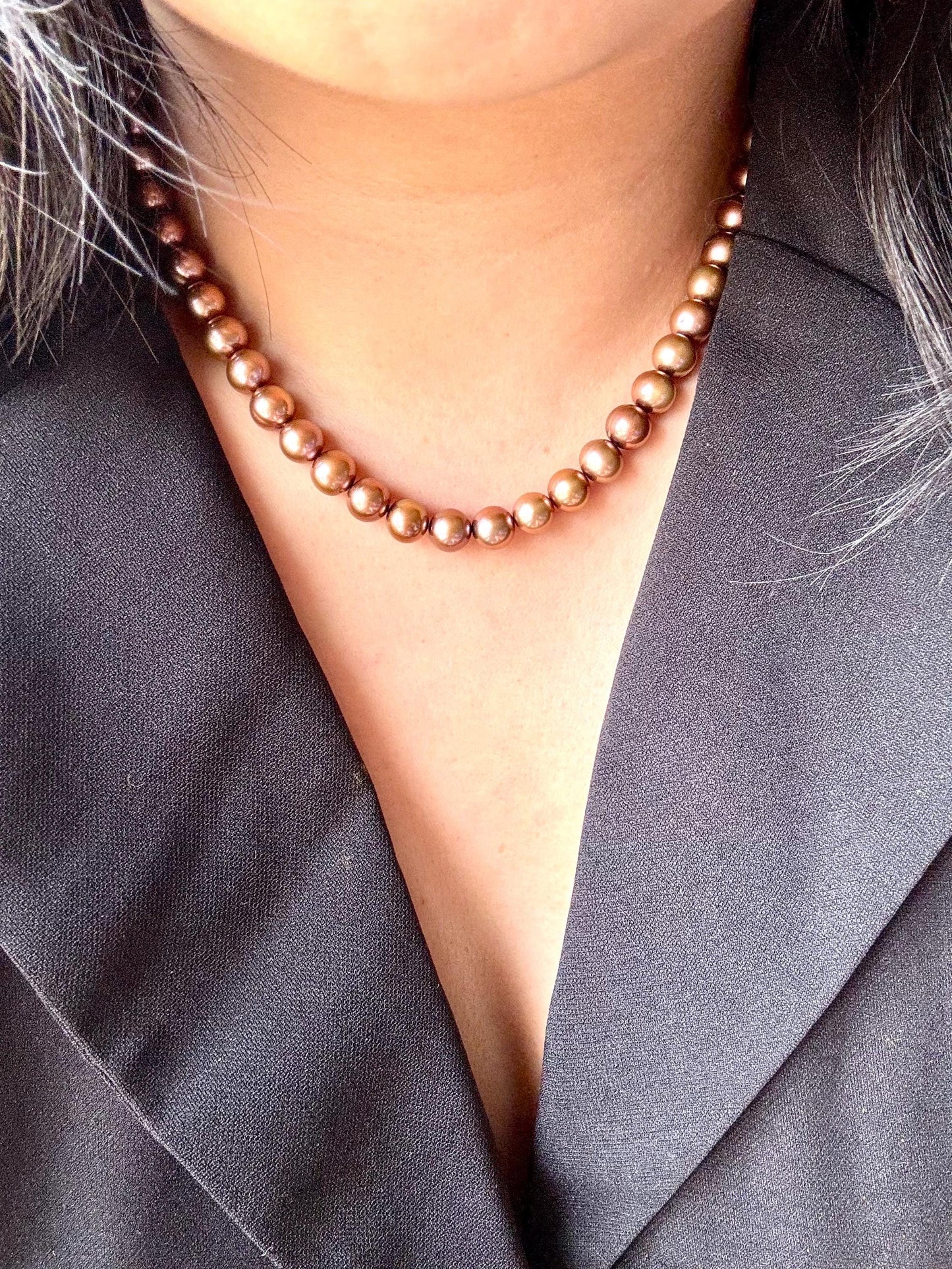 Caramel Moonlight Reverie - A Whisper of Freshwater Pearls