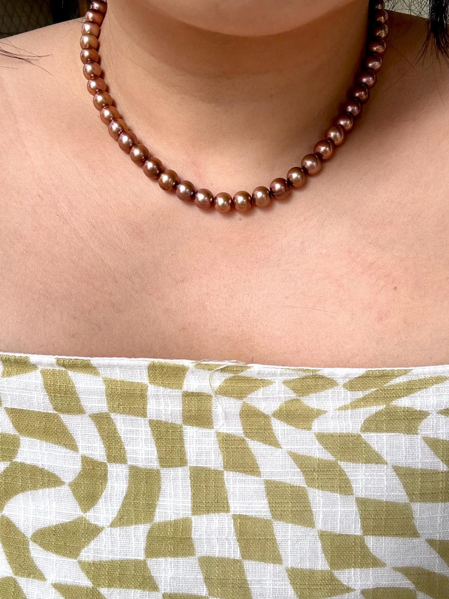Caramel Moonlight Reverie - A Whisper of Freshwater Pearls
