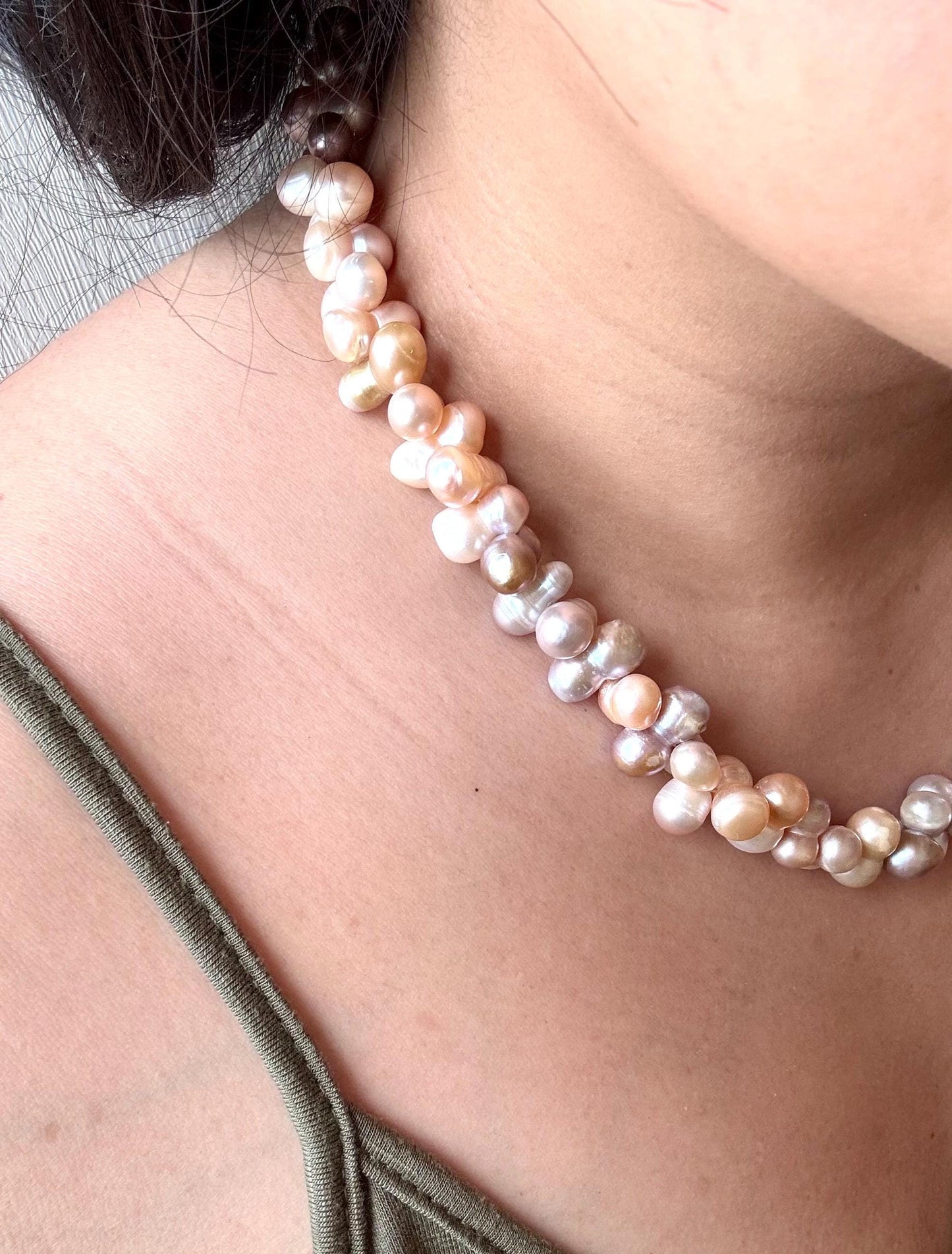 Dawn Serenade - Baroque Pearl Harmony Necklace