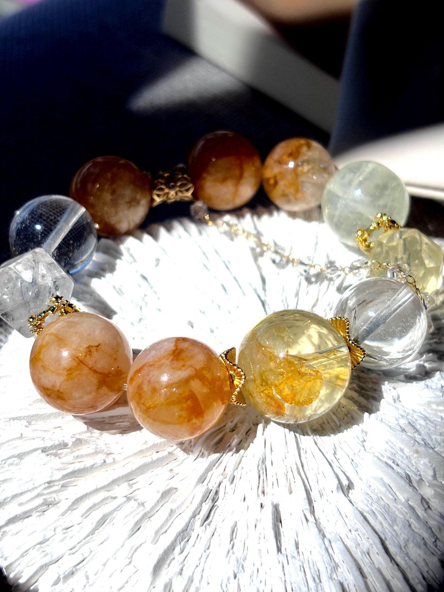 Andalusia Sun - Golden Harmony Crystal Bracelet