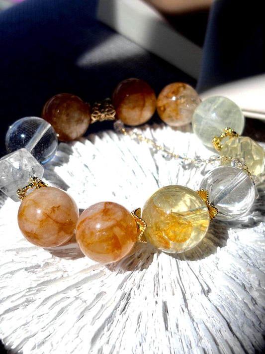 Andalusia Sun - Golden Harmony Crystal Bracelet