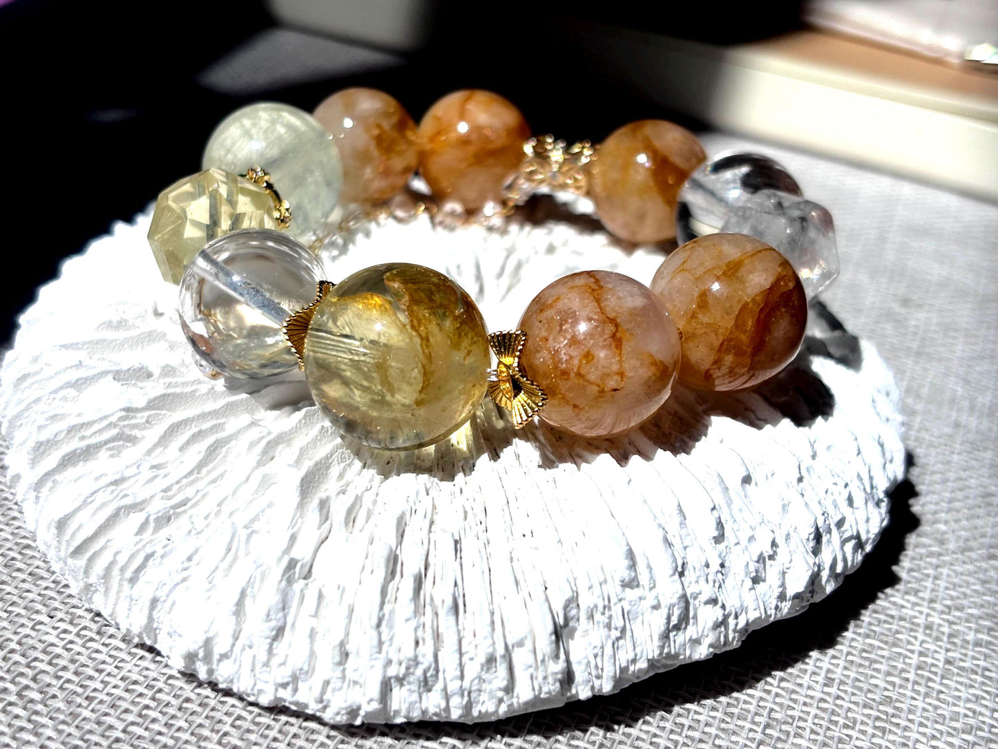 Andalusia Sun - Golden Harmony Crystal Bracelet