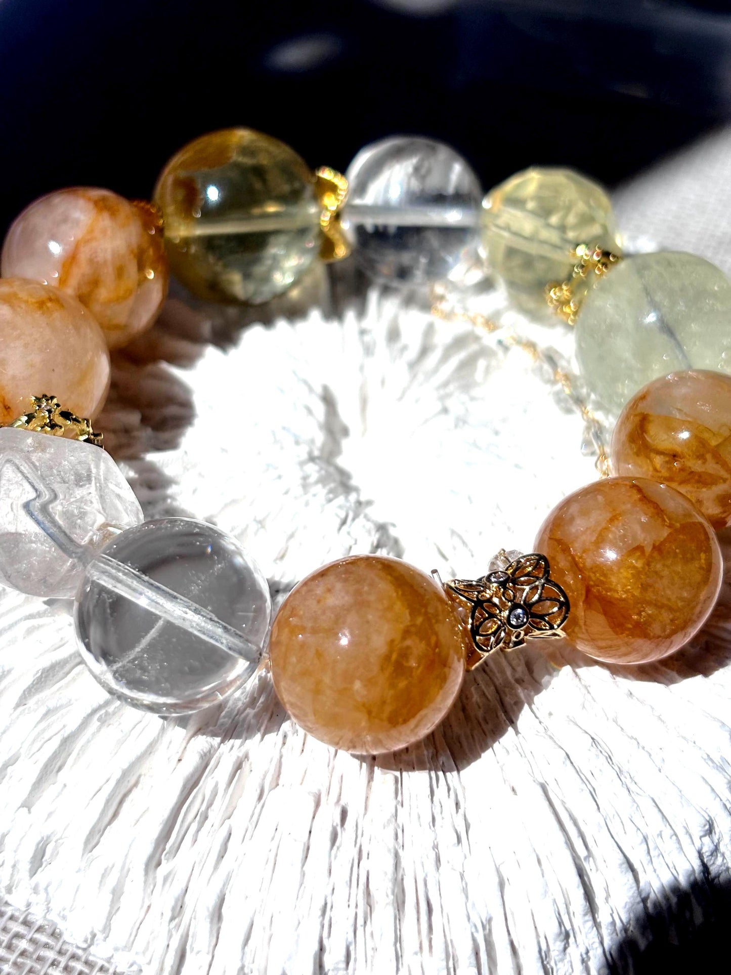 Andalusia Sun - Golden Harmony Crystal Bracelet