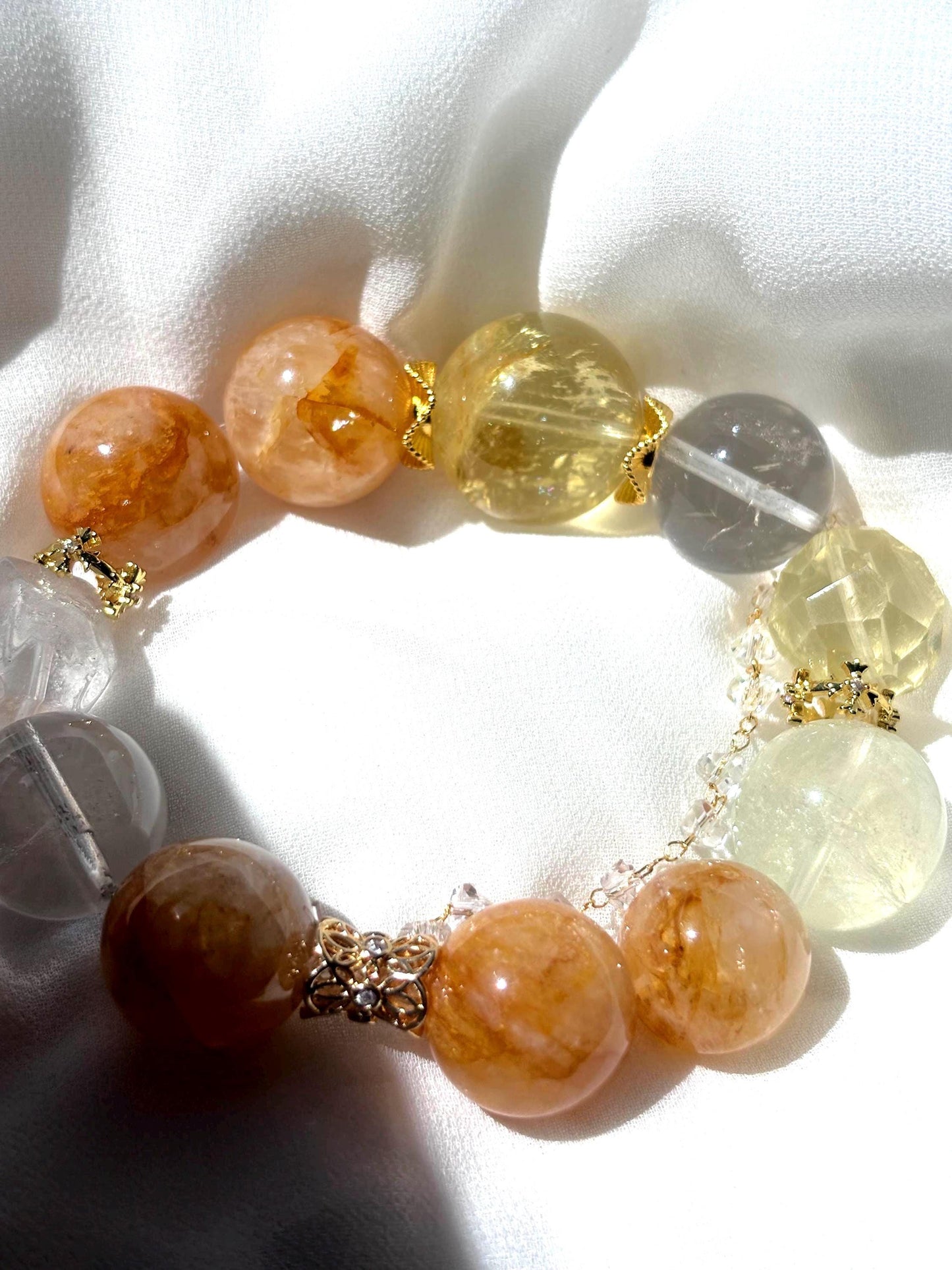 Andalusia Sun - Golden Harmony Crystal Bracelet