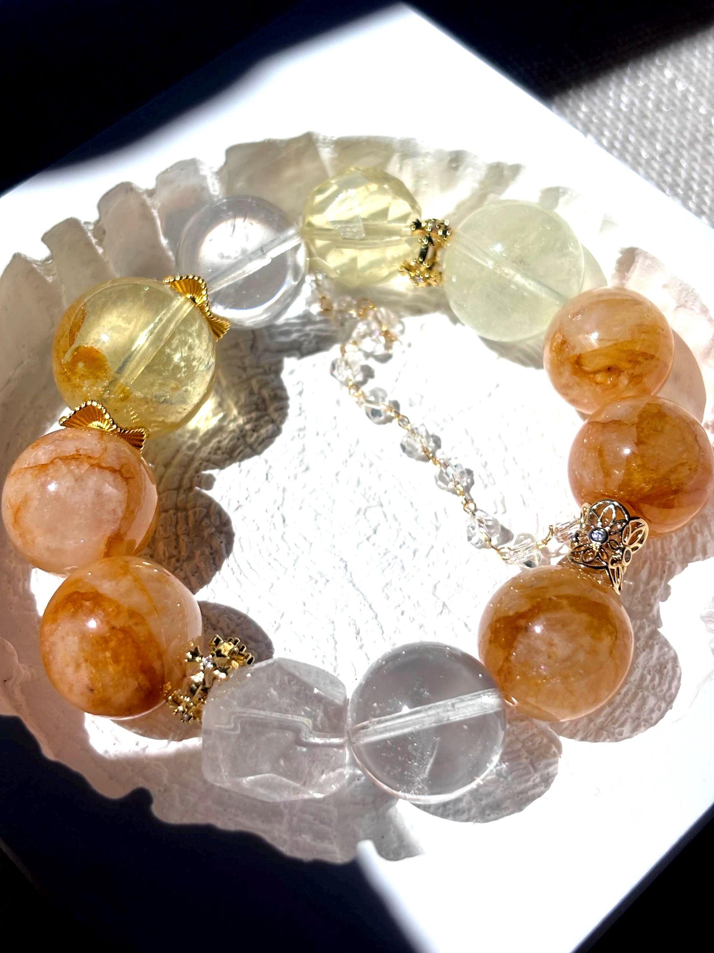 Andalusia Sun - Golden Harmony Crystal Bracelet