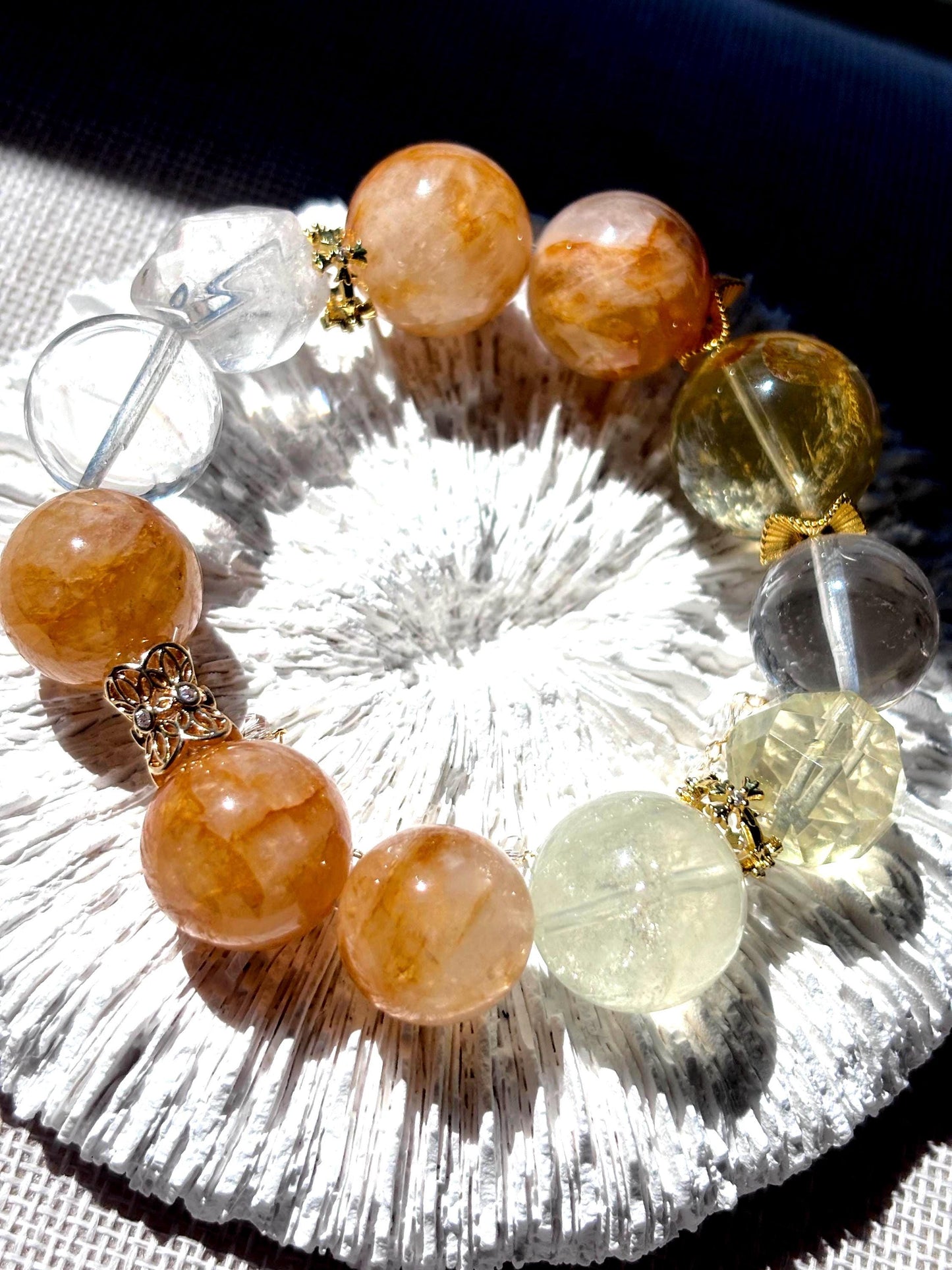 Andalusia Sun - Golden Harmony Crystal Bracelet