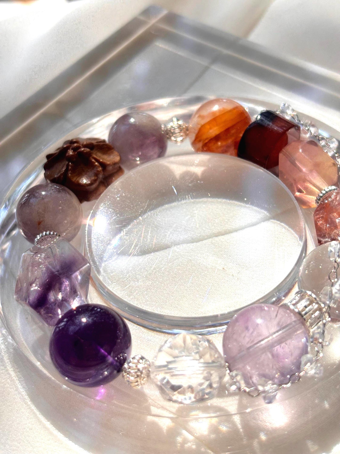 Solmara - Firelight Crystal & Cypress Dream Bracelet