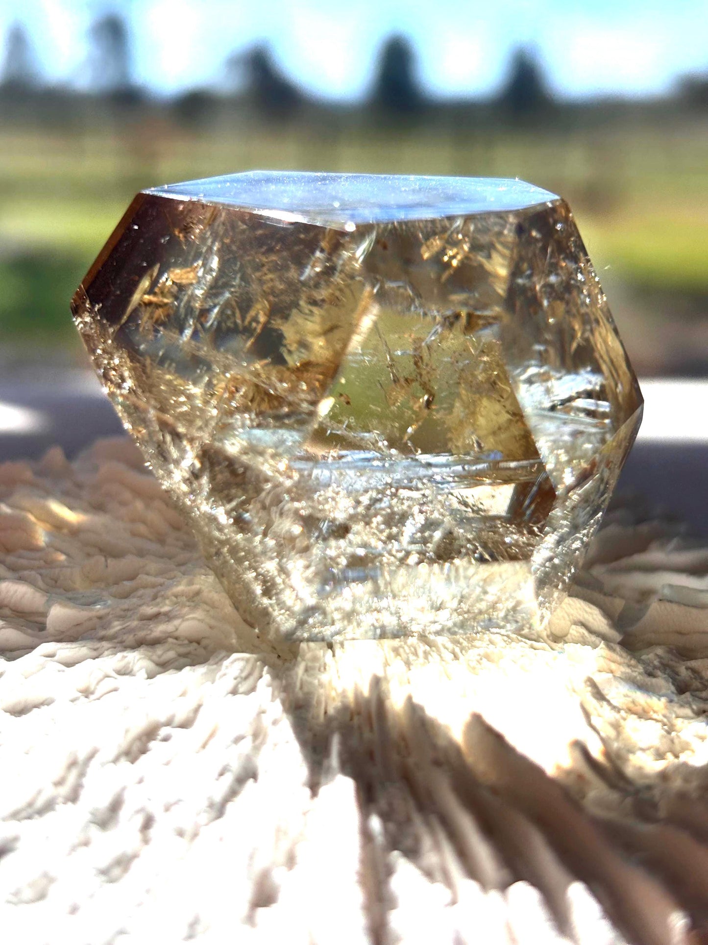 Mirrorveil - Smoky Citrine Raw Crystal