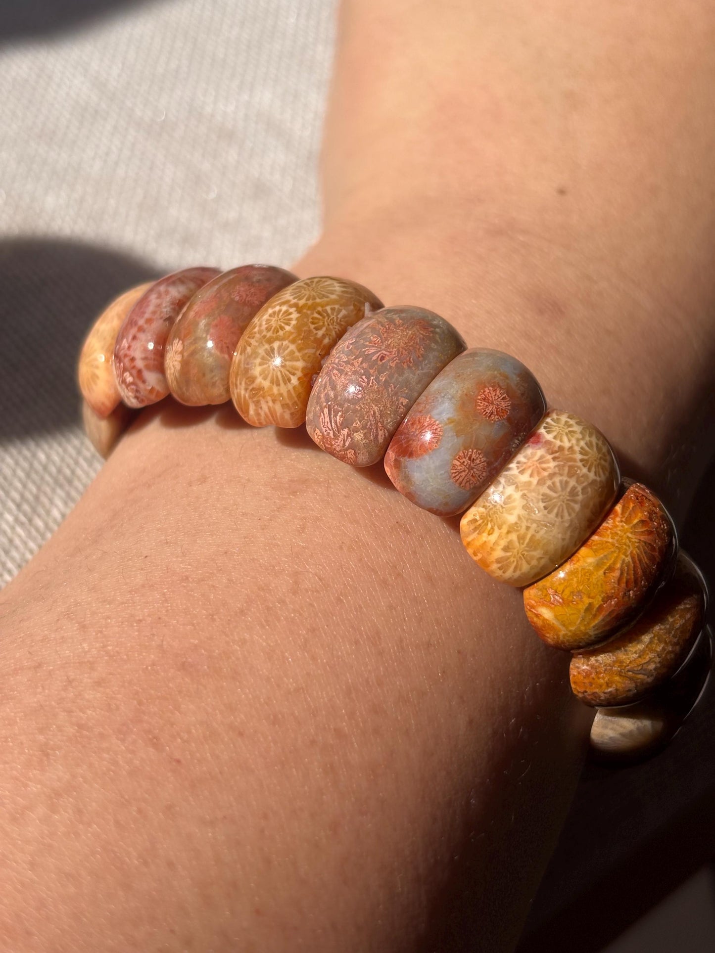 Coralithra - Coral Fossil Mood Bangle