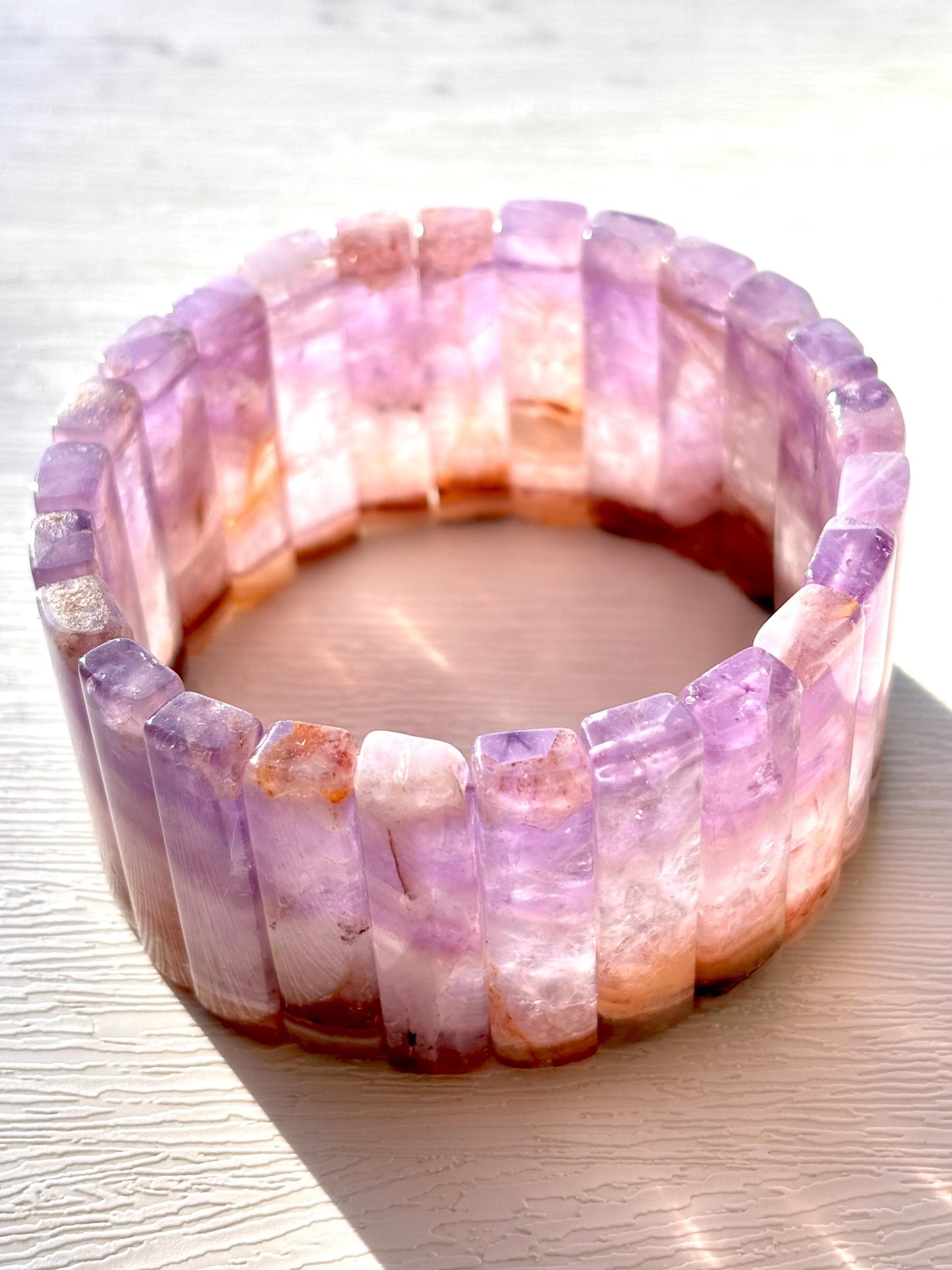 Aurora Veil – Aurora Agate Crystal Cuff Bracelet