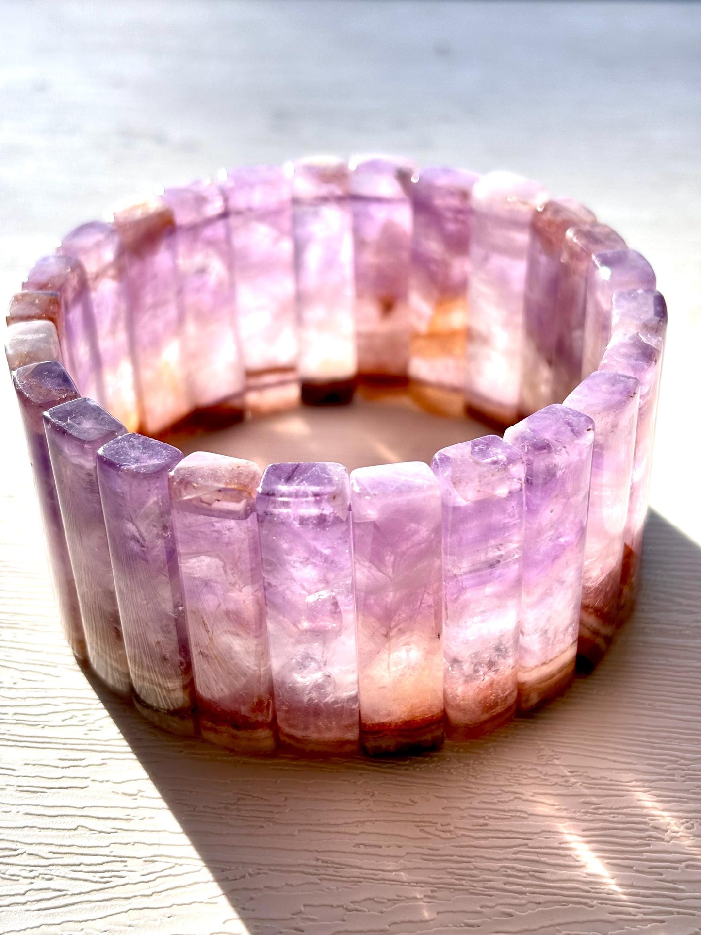 Aurora Veil – Aurora Agate Crystal Cuff Bracelet