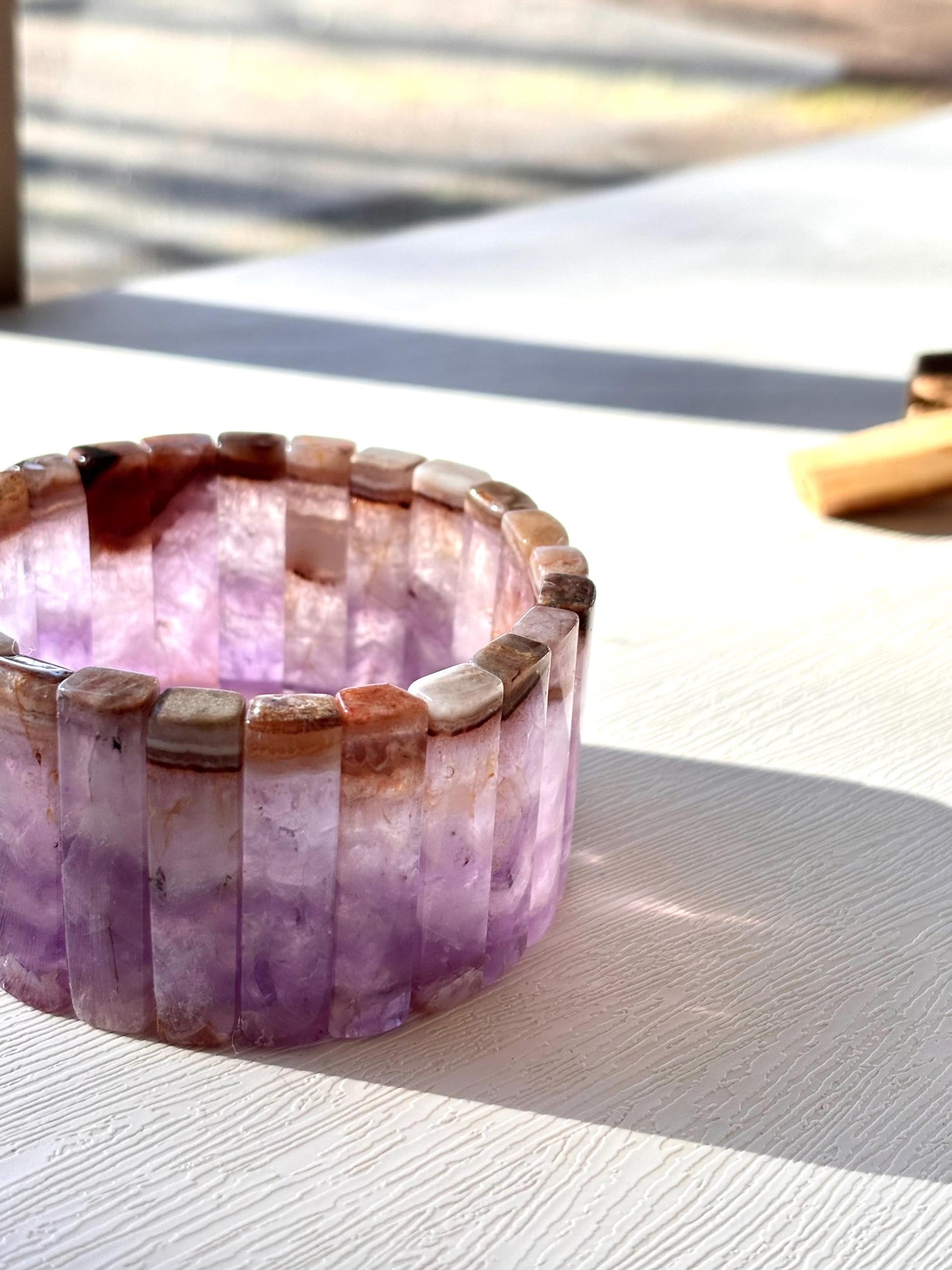 Aurora Veil – Aurora Agate Crystal Cuff Bracelet