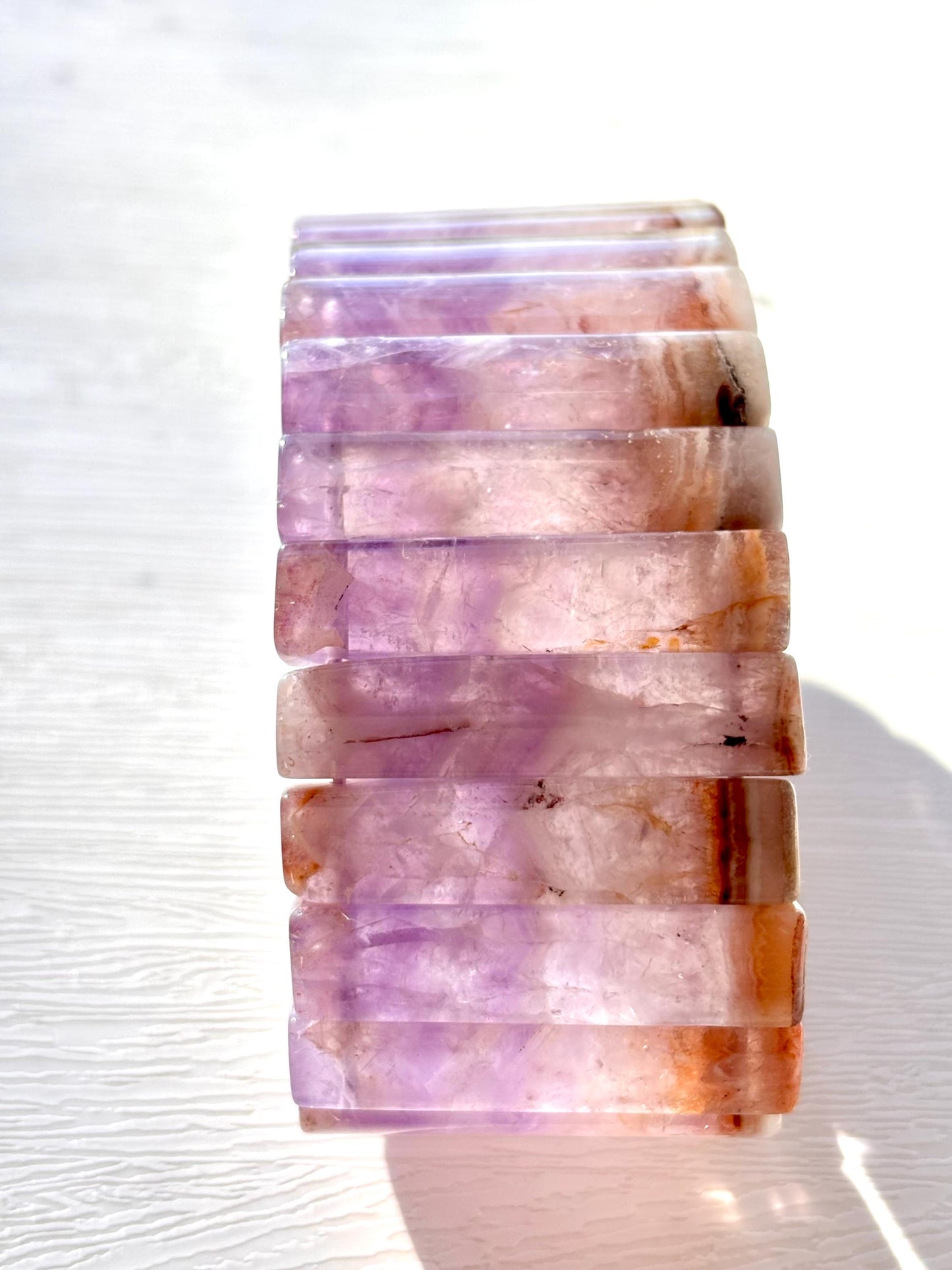 Aurora Veil – Aurora Agate Crystal Cuff Bracelet