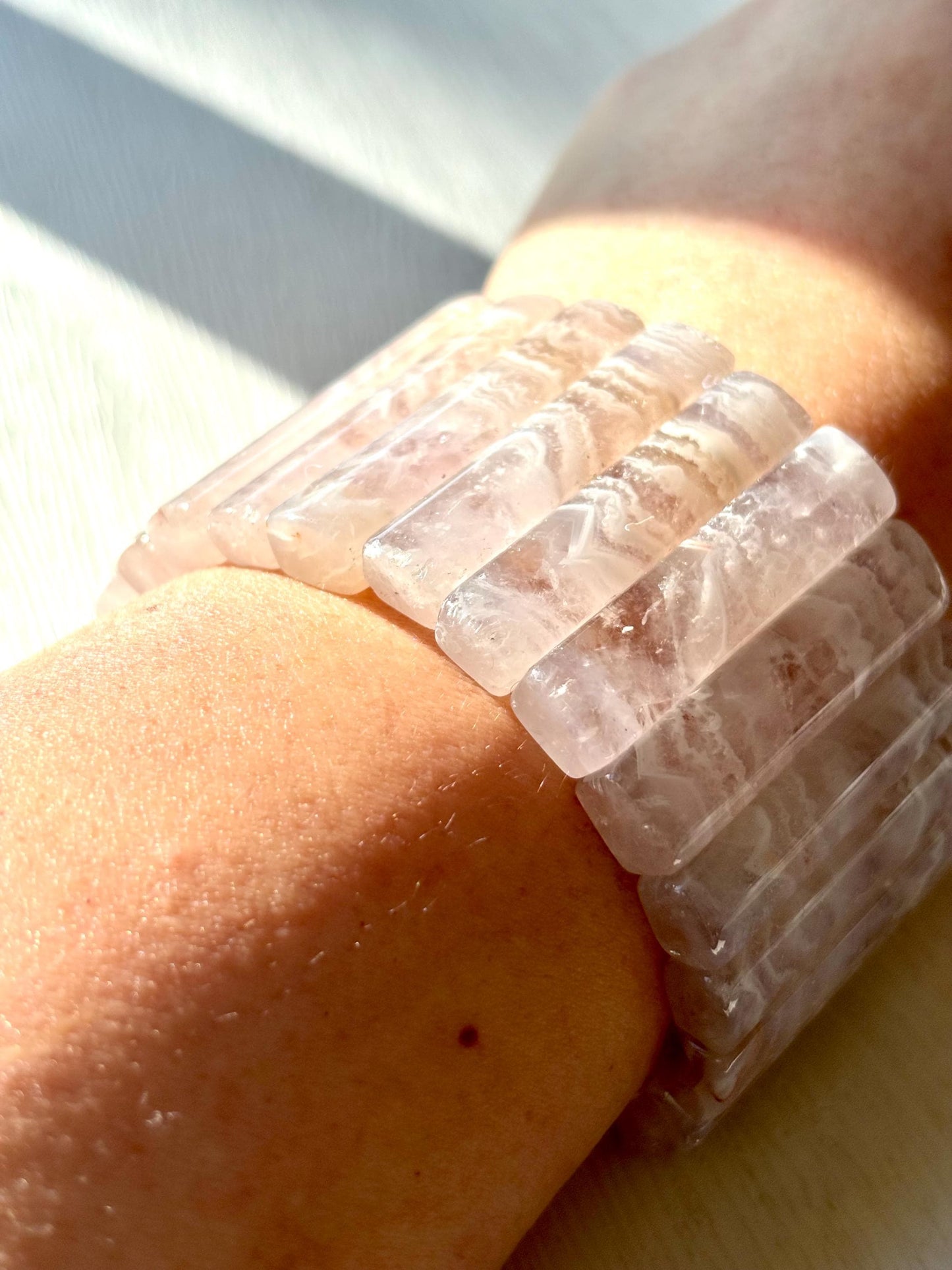 Solmara - Desert Whisper Agate Cuff Bracelet