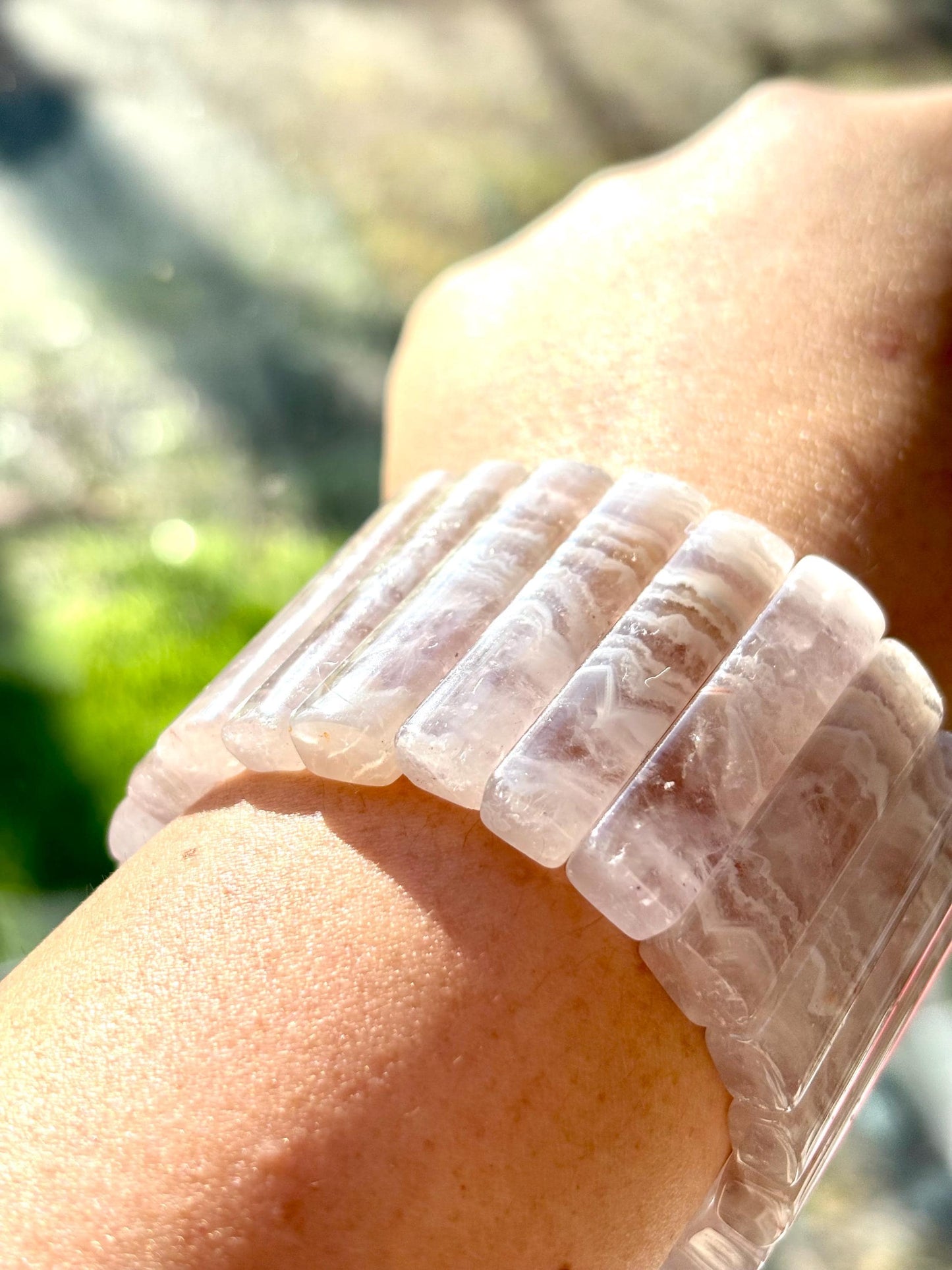 Solmara - Desert Whisper Agate Cuff Bracelet